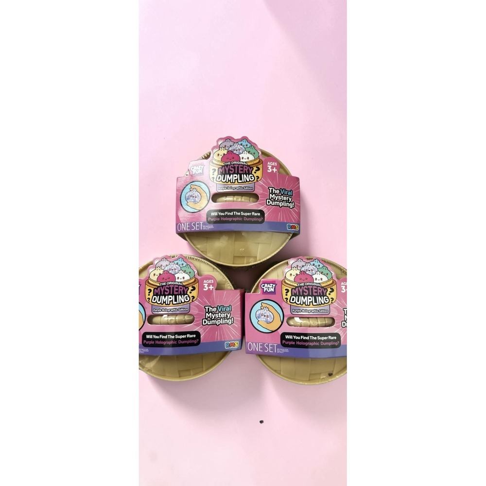 RMS International Mystery Dumpling Purple Holographic Edition Viral Tiktok x3